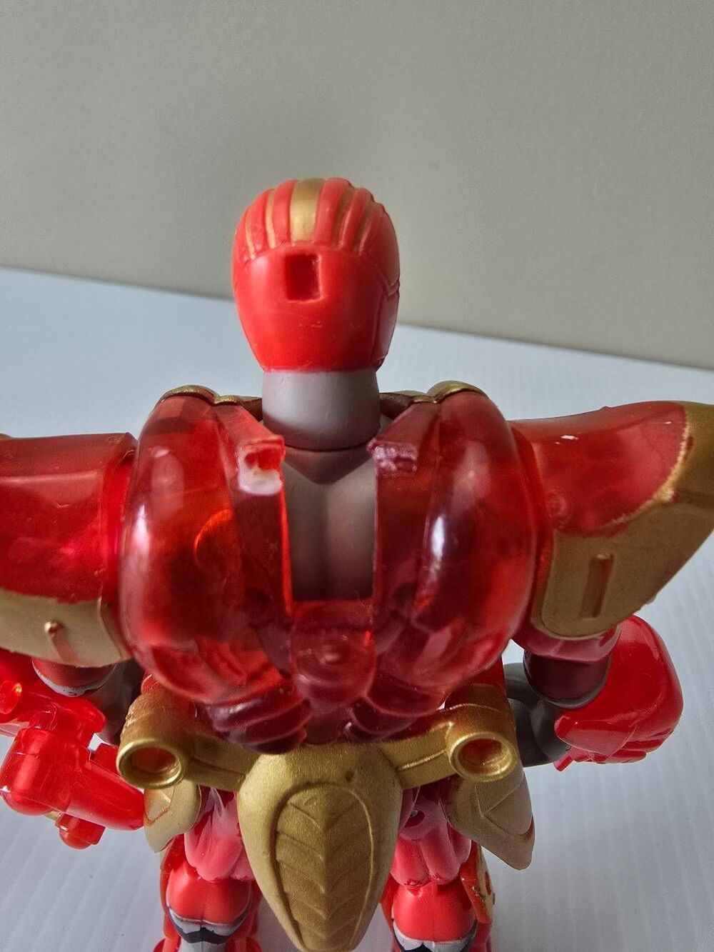 Mighty Morphin Power Rangers Lost Galaxy Red Ranger-Incomplete - Picture 6 of 10
